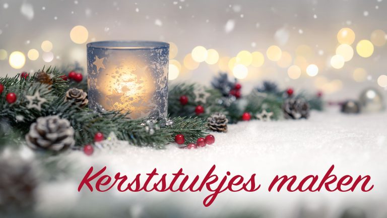 17 december – Kerststukjes maken